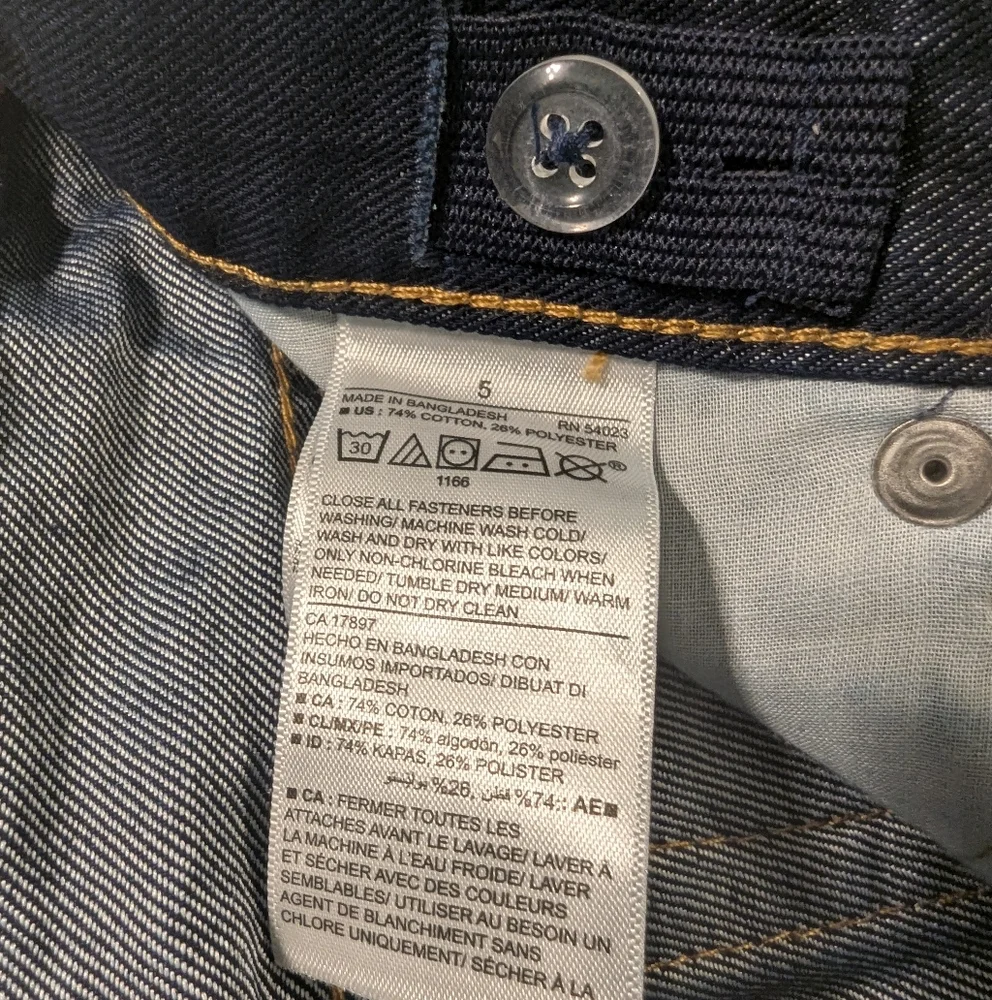 Old Navy Boy's Skinny Blue Jeans Size 5